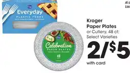 Ralphs Kroger Paper Plates offer