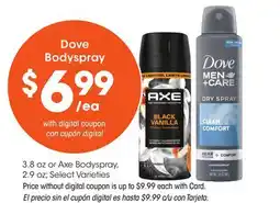 Ralphs Dove Bodyspray offer