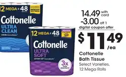 Ralphs Cottonelle Bath Tissue offer