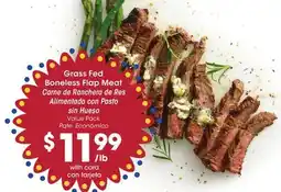 Ralphs Grass Fed Boneless Flap Meat offer