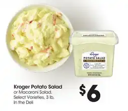 Food 4 Less Kroger Potato Salad or Macaroni Salad offer
