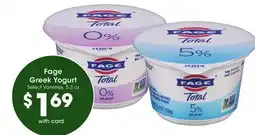 Ralphs Fage Greek Yogurt offer