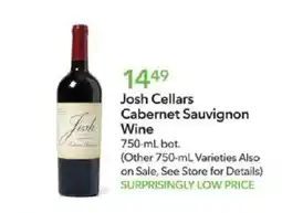 Publix Josh Cellars Cabernet Sauvignon Wine offer