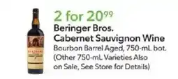 Publix Beringer Bros. Cabernet Sauvignon Wine offer