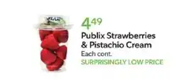 Publix Publix Strawberries & Pistachio Cream offer