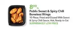 Publix Publix sweet & spicy chili boneless wings offer