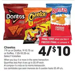 Food 4 Less Cheetos offer