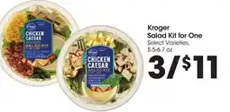 Food 4 Less Kroger Salad Kit for One offer