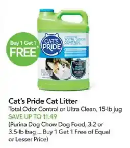 Publix Cat's Pride Cat Litter offer