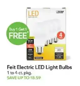 Publix Feit Electric LED Light Bulbs offer