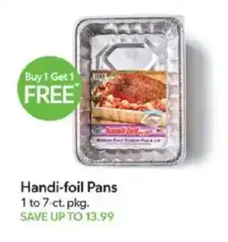Publix Handi-foil Pans offer