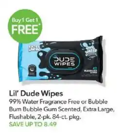 Publix Lil' Dude Wipes offer