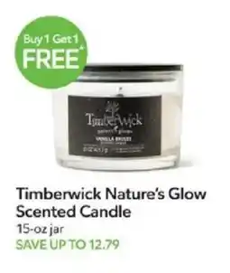 Publix Timberwick Nature's Glow Scented Candle offer