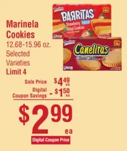 Smart & Final Marinela Cookies offer