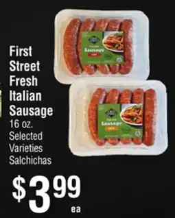 Smart & Final First Street Fresh Italian Sausage offer