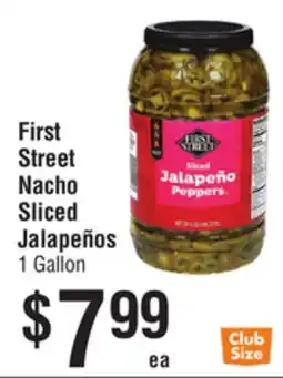 Smart & Final First Street Nacho Sliced Jalapeños offer