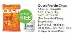 Publix Quest Protein Chips offer