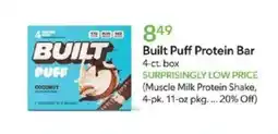 Publix Built Puff Protein Bar offer