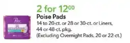 Publix Poise Pads offer