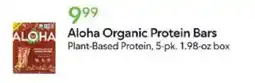 Publix Aloha organic protein bars offer
