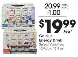 Kroger Celsius Energy Drink offer