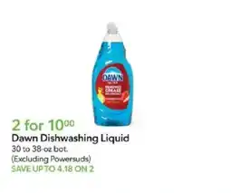 Publix Dawn Dishwashing Liquid offer