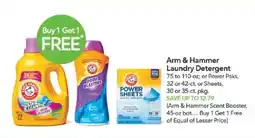 Publix Arm & Hammer Laundry Detergent offer
