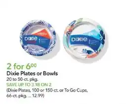 Publix Dixie Plates or Bowls offer