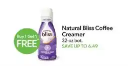 Publix Natural Bliss Coffee Creamer offer