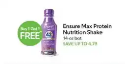 Publix Ensure Max Protein Nutrition Shake offer