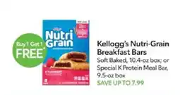 Publix Kellogg's Nutri-Grain Breakfast Bars offer