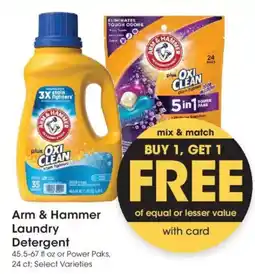 Kroger Arm & Hammer Laundry Detergent offer