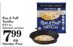 Pavilions Rise & Puff Tortillas offer