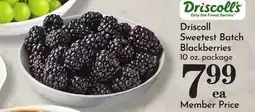 Pavilions Driscoll Sweetest Batch Blackberries offer