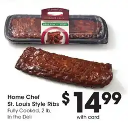 Kroger Home Chef St. Louis Style Ribs offer