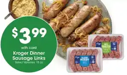 Kroger Kroger Dinner Sausage Links offer