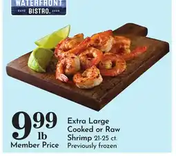 Pavilions Extra Large Cooked or Raw Shrimp offer