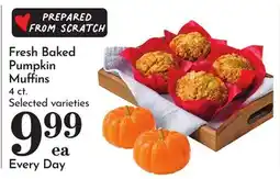 Pavilions Fresh Baked Pumpkin Muffins offer