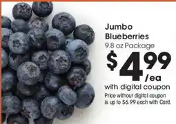 Kroger Jumbo Blueberries offer