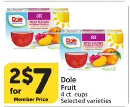 Albertsons Dole Fruit offer