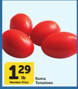 Albertsons Roma Tomatoes offer