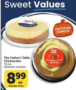 Albertsons The Father's Table Cheesecake offer