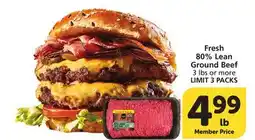 Albertsons Fresh 80% Lean Ground Beef offer