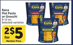 Albertsons Rana Flat Pasta or Gnocchi offer