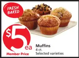 Albertsons Muffins offer