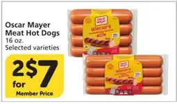 Albertsons Oscar Mayer Meat Hot Dogs offer