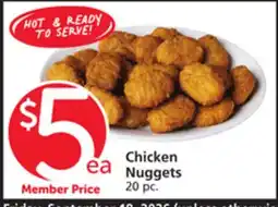 Vons Chicken Nuggets offer