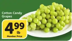Vons Cotton Candy Grapes offer