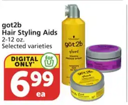 Vons got2b Hair Styling Aids offer