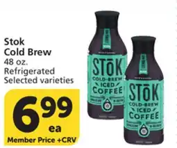 Vons Stok Cold Brew offer